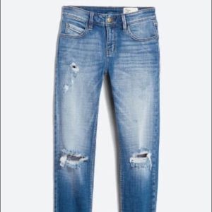 Cosmic Blue Love Adrienne Boyfriend Jeans